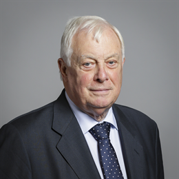 1:1 portrait of Lord Patten of Barnes