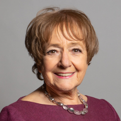 Portrait of the MP Dame Margaret Hodge