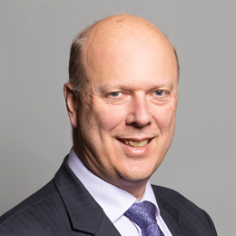 1:1 portrait of Lord Grayling