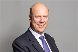 3:2 portrait of Lord Grayling