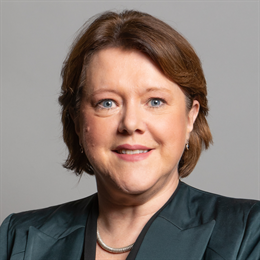 1:1 portrait of Dame Maria Miller