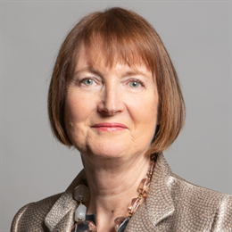 1:1 portrait of Baroness Harman
