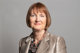 3:2 portrait of Baroness Harman