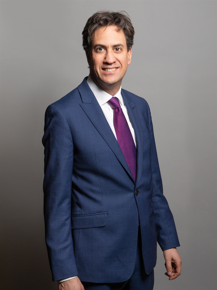 Full sized portrait of Ed Miliband