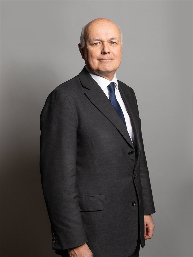 Full sized portrait of Sir Iain Duncan Smith
