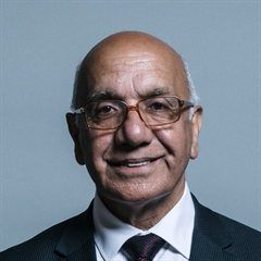 Portrait of the MP Mr Virendra Sharma