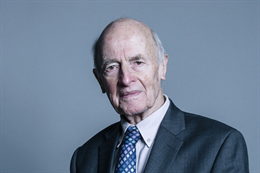 3:2 portrait of Lord Taverne