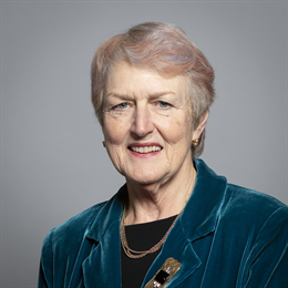 1:1 portrait of Baroness Young of Old Scone