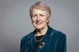 3:2 portrait of Baroness Young of Old Scone