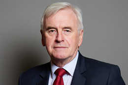 3:2 portrait of John McDonnell