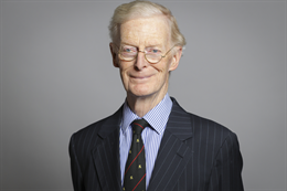 3:2 portrait of Lord McColl of Dulwich
