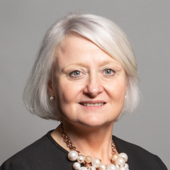 Portrait of the MP Dame Siobhain McDonagh