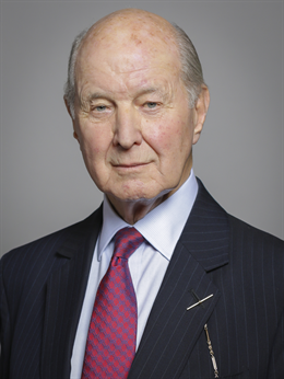 3:4 portrait of Lord Sterling of Plaistow
