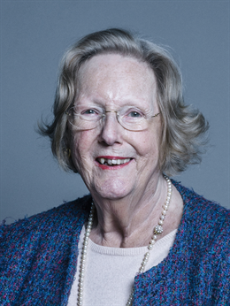 3:4 portrait of Baroness Hanham
