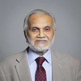 1:1 portrait of Lord Parekh