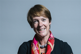 3:2 portrait of Dame Caroline Spelman