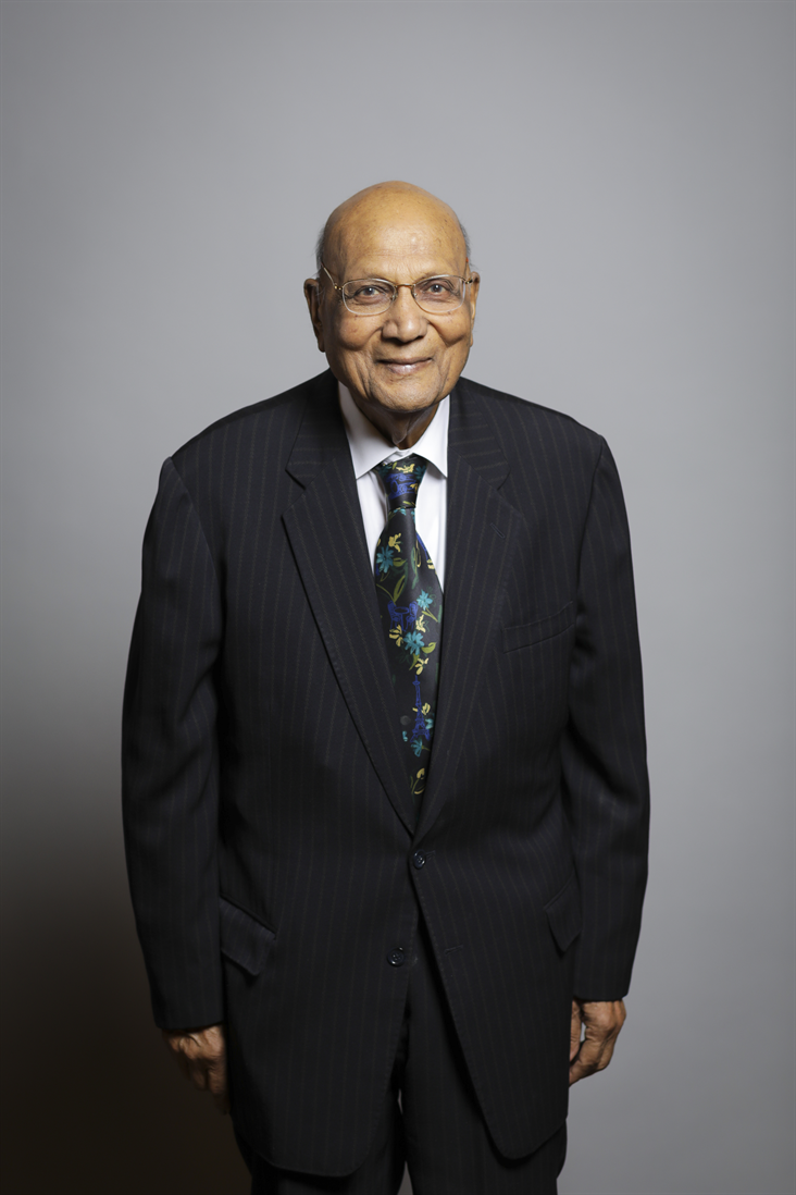 Official portrait for Lord Paul MPs and Lords UK Parliament