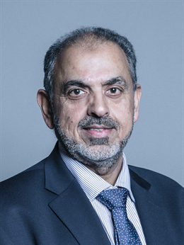 3:4 portrait of Lord Ahmed