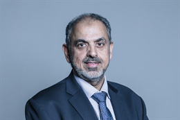 3:2 portrait of Lord Ahmed