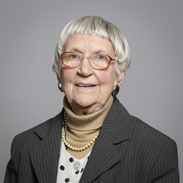 1:1 portrait of Baroness Howe of Idlicote