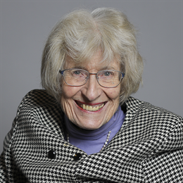 1:1 portrait of Baroness Thomas of Winchester