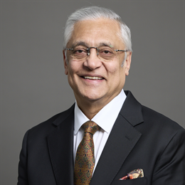 1:1 portrait of Lord Patel of Bradford