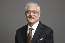 3:2 portrait of Lord Patel of Bradford