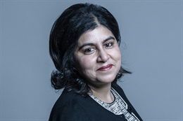 3:2 portrait of Baroness Warsi