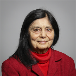 1:1 portrait of Baroness Afshar