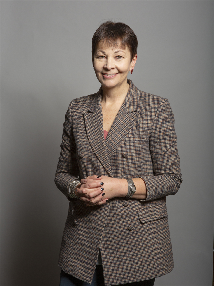 Full sized portrait of Caroline Lucas