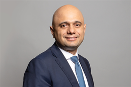 3:2 portrait of Sir Sajid Javid
