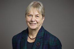3:2 portrait of Baroness Bray of Coln