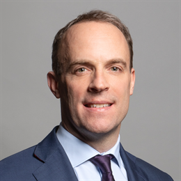 1:1 portrait of Dominic Raab