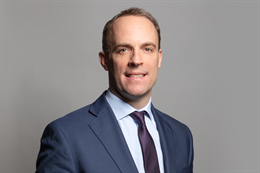 3:2 portrait of Dominic Raab
