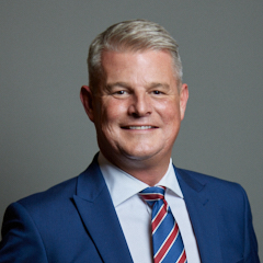 Portrait of the MP Stuart Andrew