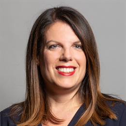 1:1 portrait of Caroline Nokes