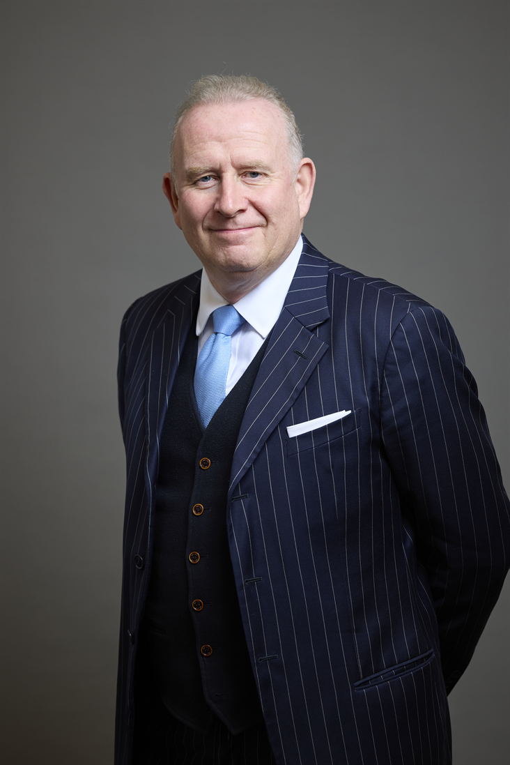 Full sized portrait of Lord Evans of Rainow