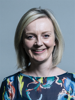 3:4 portrait of Elizabeth Truss