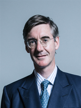 3:4 portrait of Mr Jacob Rees-Mogg