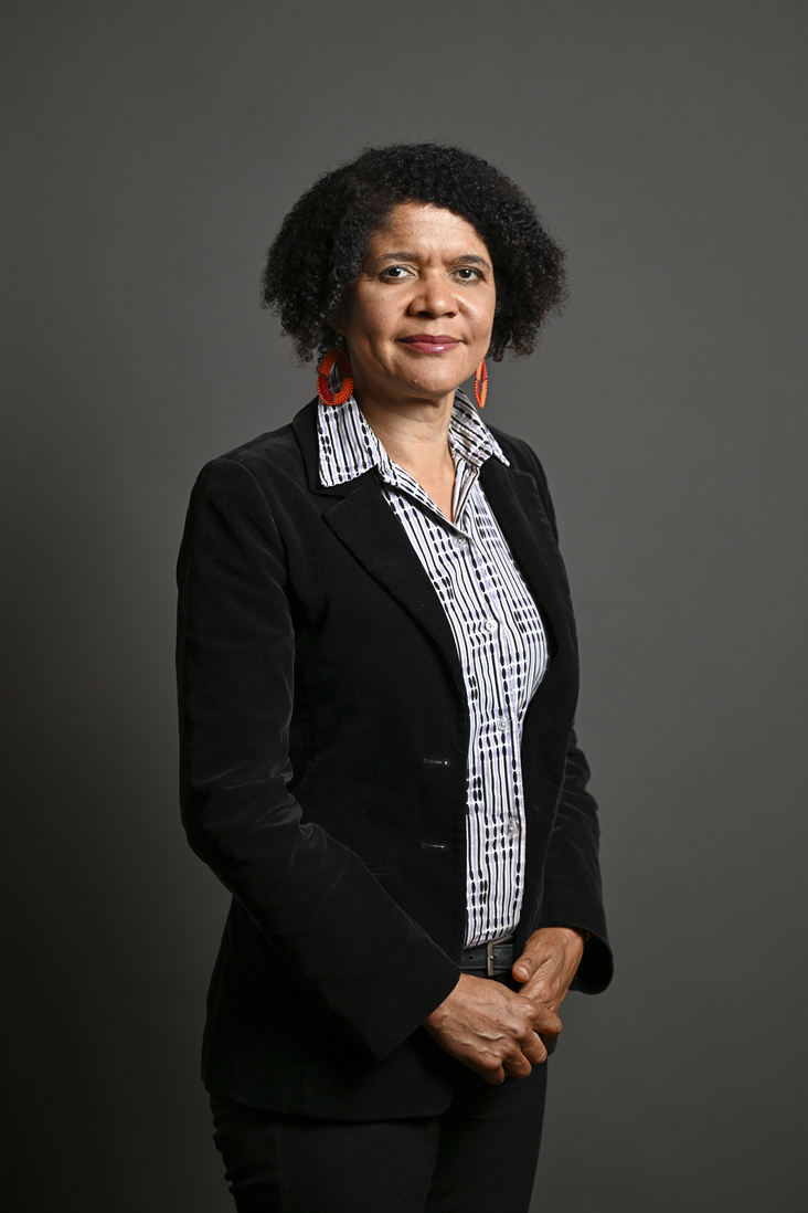 Full sized portrait of Dame Chi Onwurah