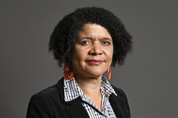 3:2 portrait of Dame Chi Onwurah