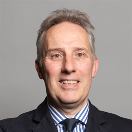 1:1 portrait of Ian Paisley