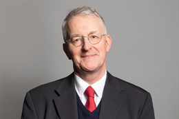 3:2 portrait of Hilary Benn