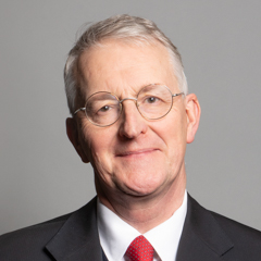 Portrait of the MP Hilary Benn