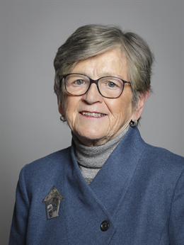 3:4 portrait of Baroness Armstrong of Hill Top