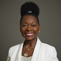 1:1 portrait of Baroness Benjamin