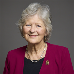 1:1 portrait of Baroness Hollins