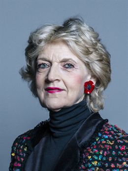3:4 portrait of Baroness Shackleton of Belgravia