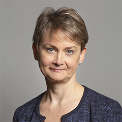 Portrait of the MP Yvette Cooper