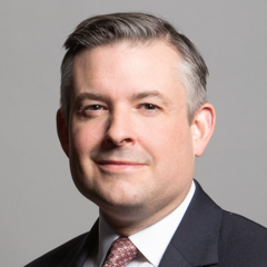 Portrait of the MP Jonathan Ashworth